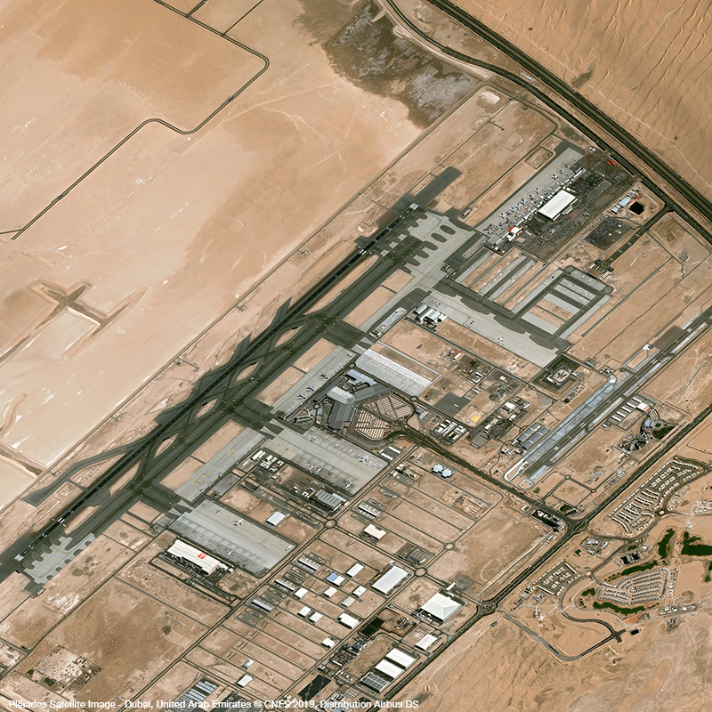 Pléiades Satellite Image - Dubai Airshow 2019