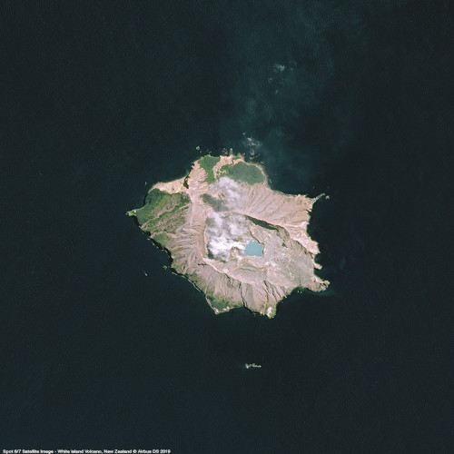 SPOT 6/7 Satellite Image - White island Volcano, New- Zealand