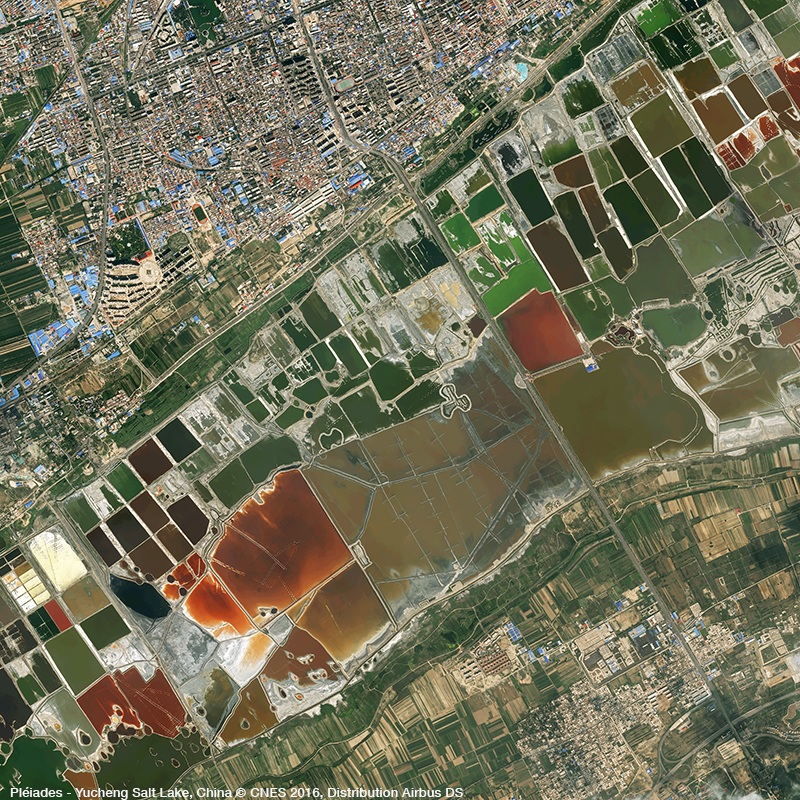 Pléiades - Yucheng Salt Lake