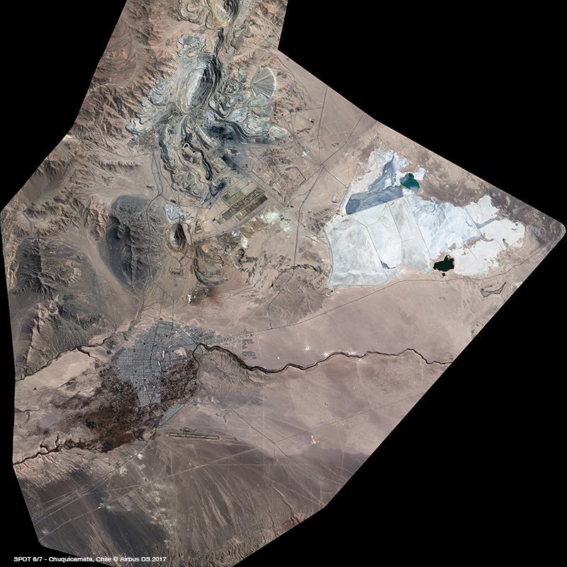 SPOT 6/7 - Chuquicamata, Calama, Antofagasta, Chile