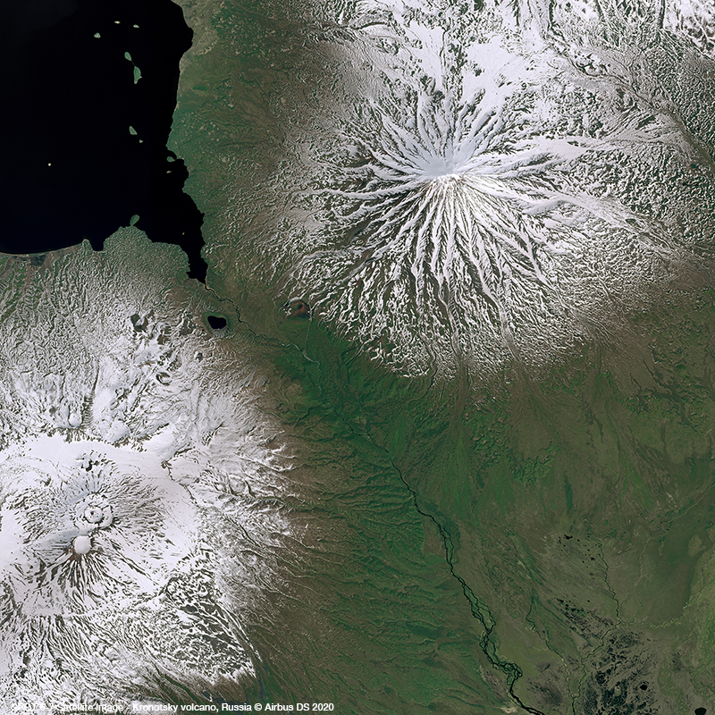 SPOT 6/7 - Kronotsky volcano, Russia