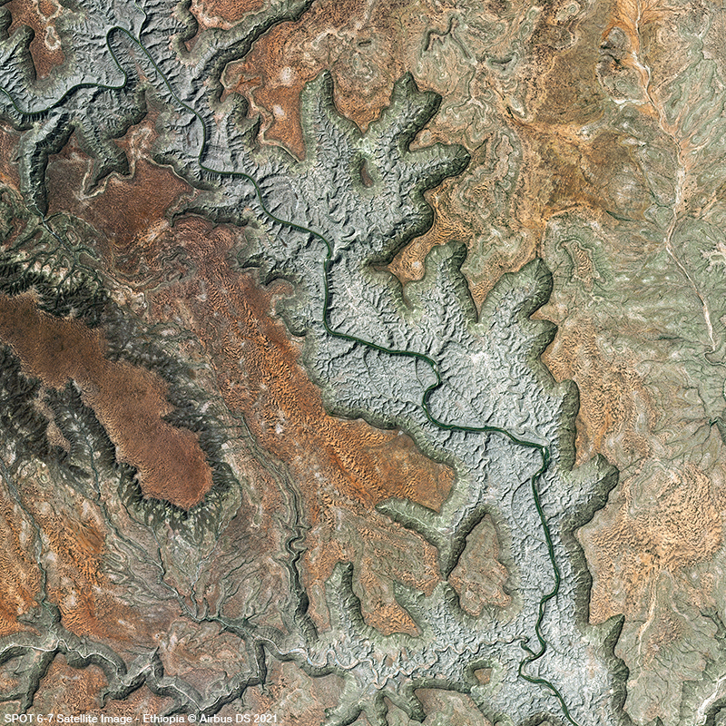 SPOT 6/7 - Shebelle River, Ethiopia