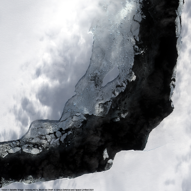 Vision-1 - Iceberg #A74, Brunt Ice Shelf
