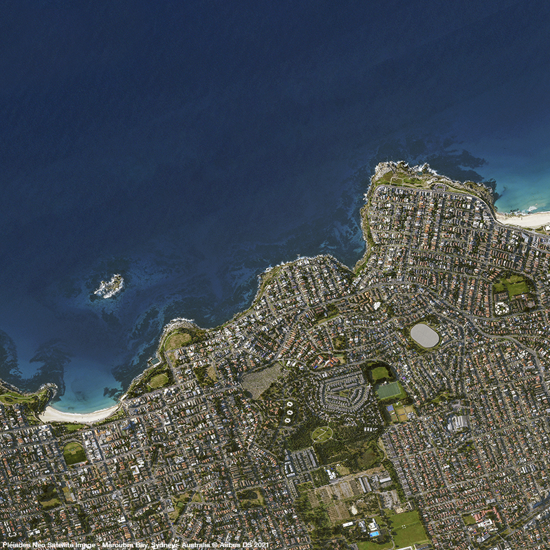 Pléiades Neo - Maroubra Bay, Sydney - Australia