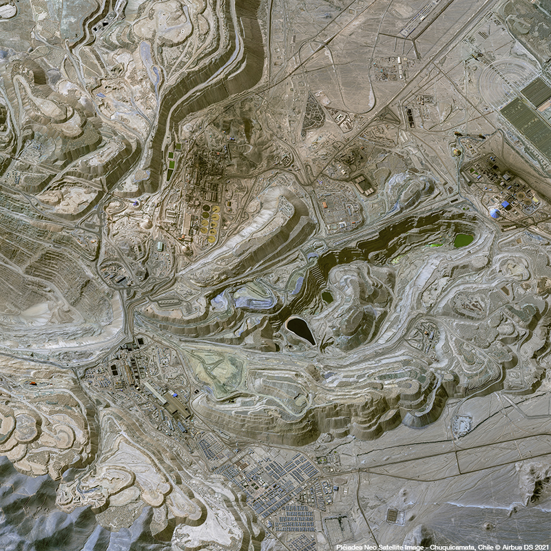 Pléiades Neo - Chuquicamata, Chile