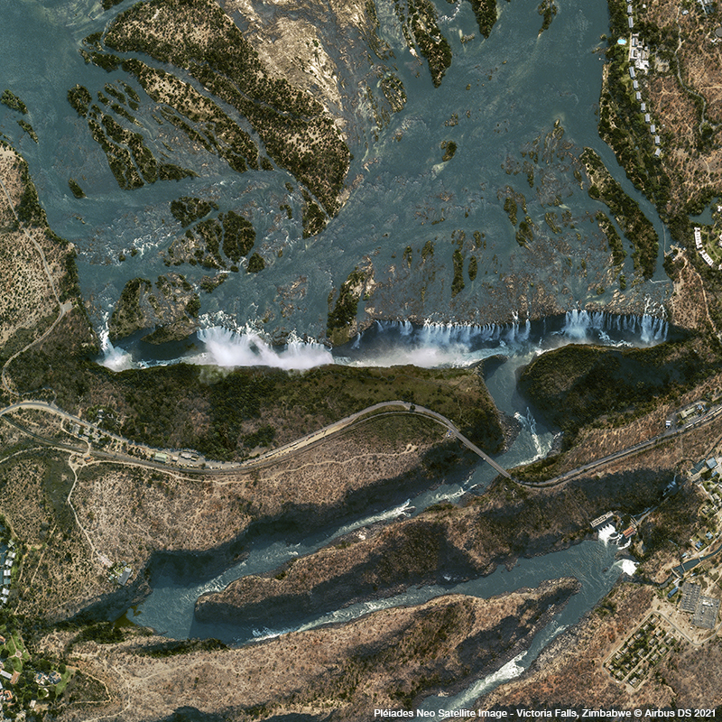 Pléiades Neo - Victoria Falls, Zimbabwe