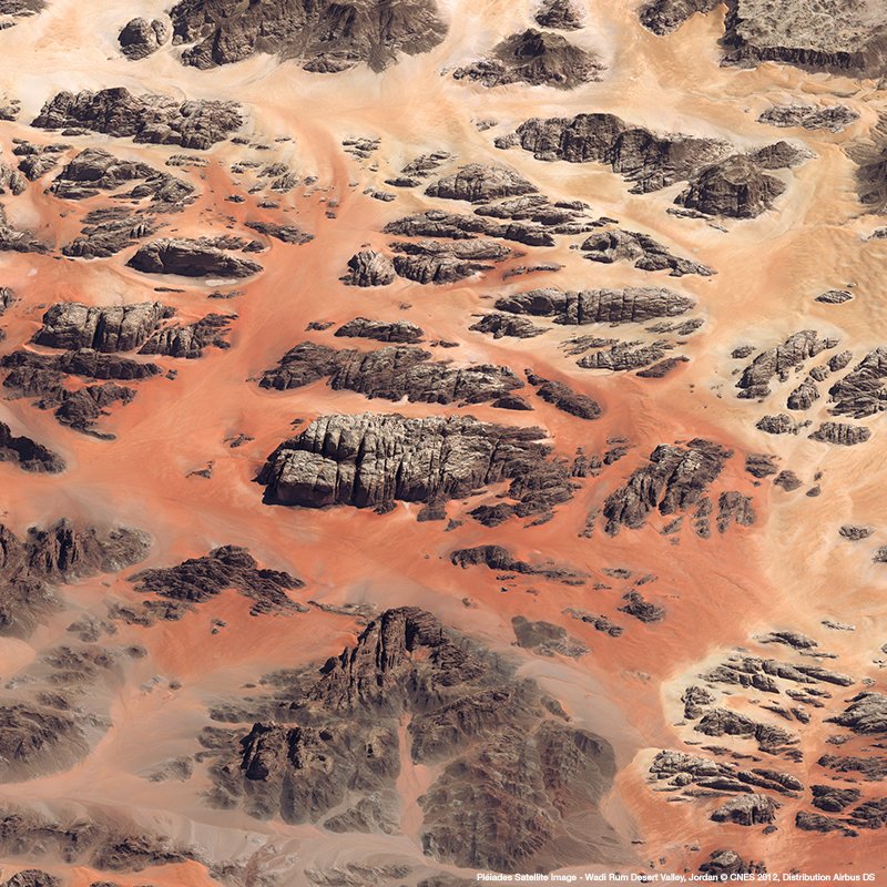 Pléiades - Wadi Rum Desert Valley, Jordan