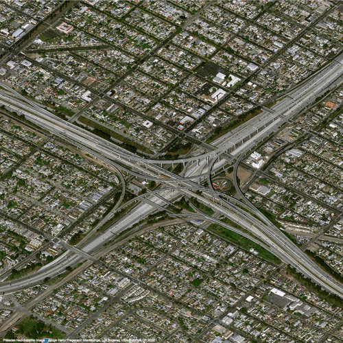 Pléiades Neo - Judge Harry Pregerson Interchange, Los Angeles