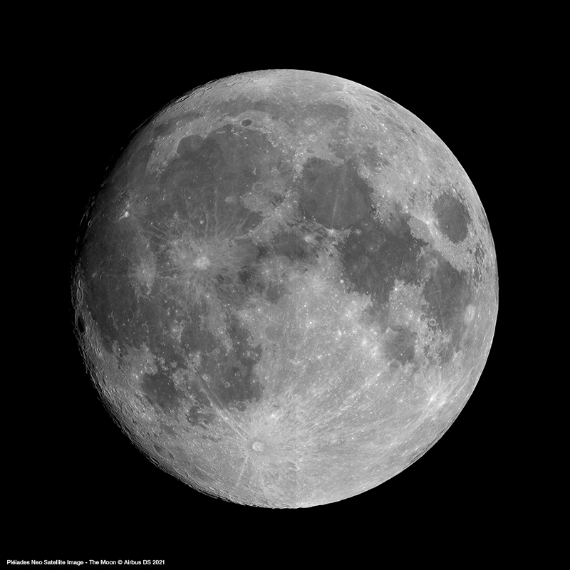 Pléiades Neo - The Moon