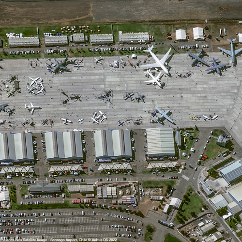 Pléiades Neo - Santiago Airport, Chile