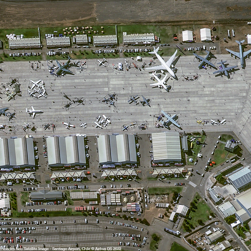 Pléiades Neo - Santiago Airport, Chile
