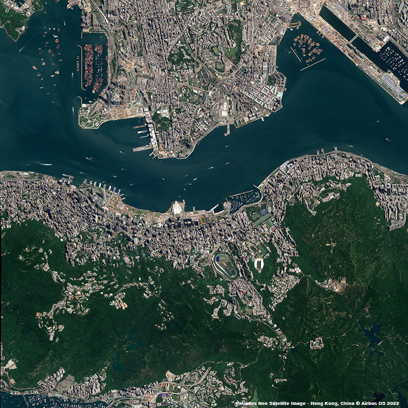 Pléiades Neo - Hong-Kong, China