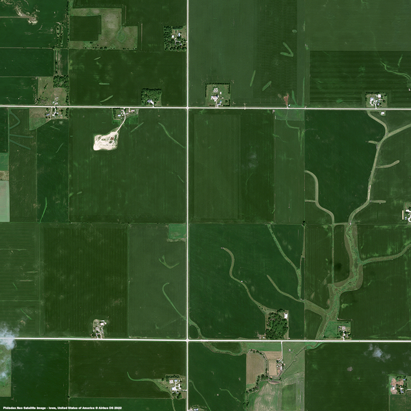 Pléiades Neo - Iowa, USA