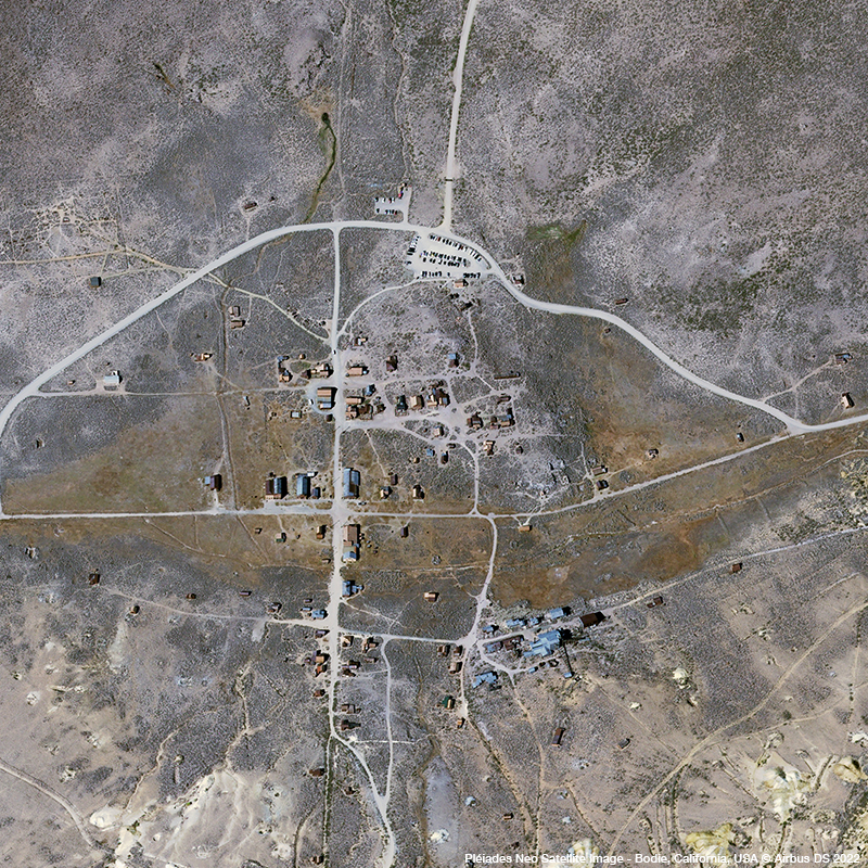 Pléiades Neo - Bodie, California, USA 