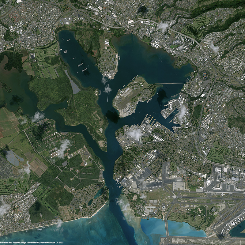 Pléiades Neo - Pearl Harbor, Hawaii