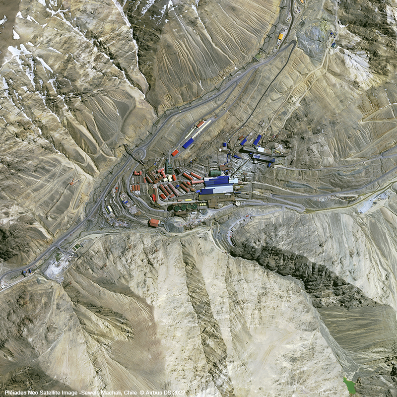 Pléiades Neo - Sewell, Machali, Chile