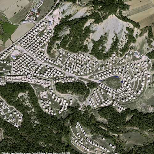 Pléiades Neo - Burj al Babas, Turkey 