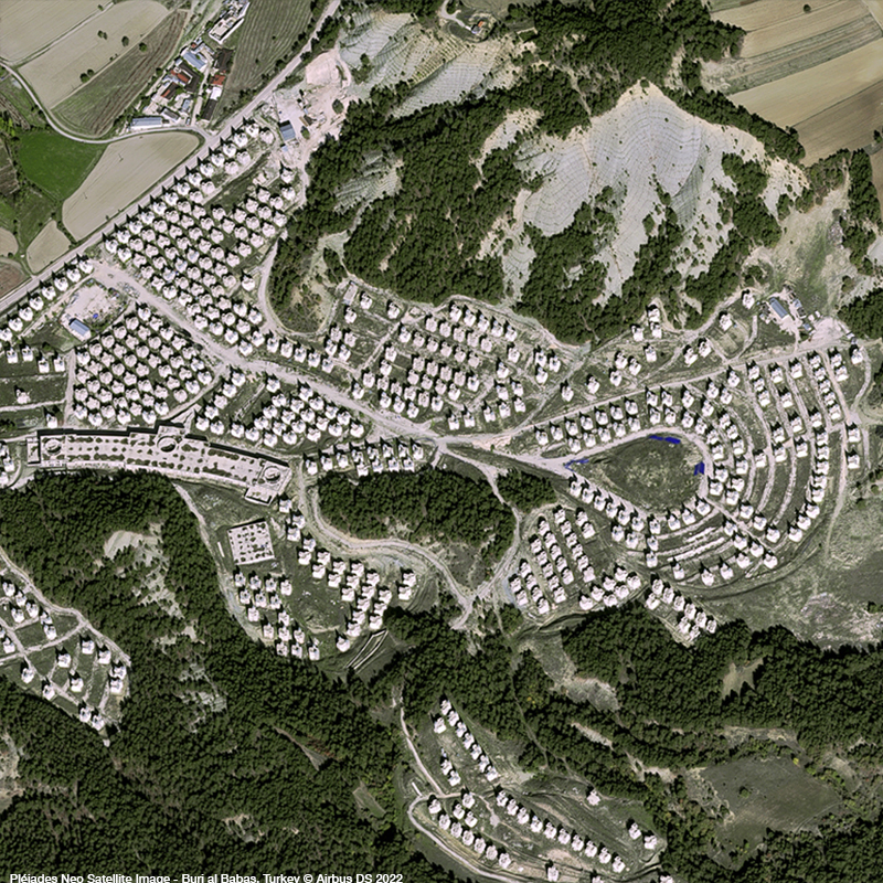 Pléiades Neo - Burj al Babas, Turkey 