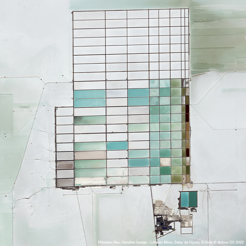 Pléiades Neo - Uyuni Salar Mine 