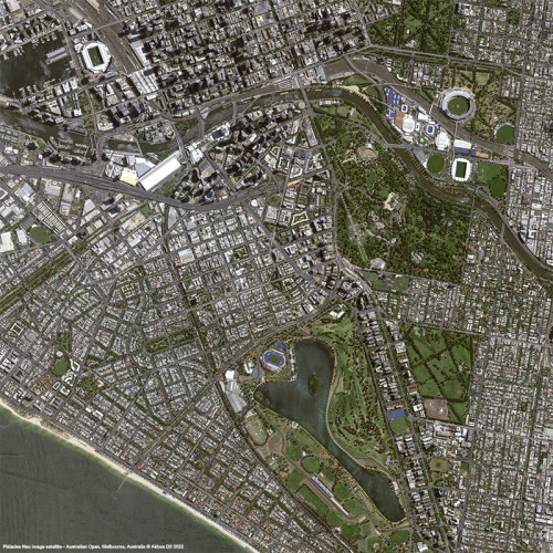 Pléiades Neo – Australian Open, Melbourne Park