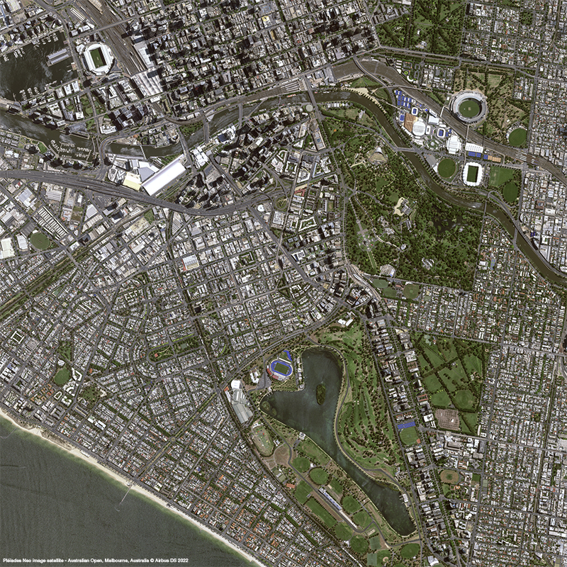 Pléiades Neo – Australian Open, Melbourne Park