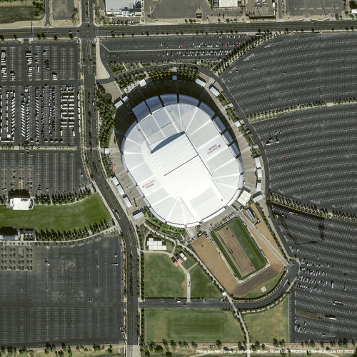 Pléiades Neo - Super Bowl LVII, Arizona, USA