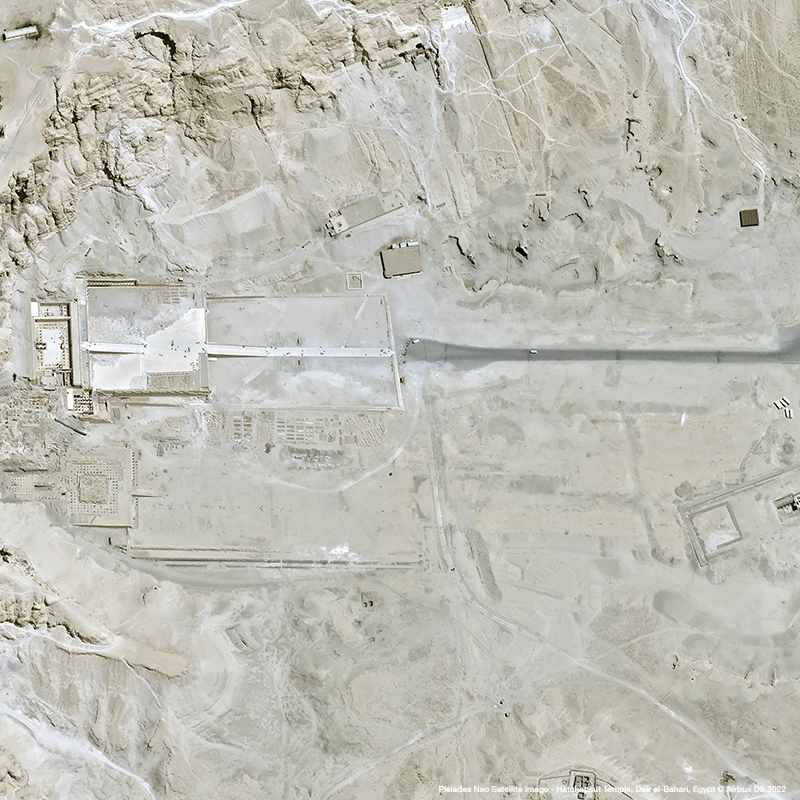 Pléiades Neo - Hatchepsut Temple, Deir el-Bahari, Egypt