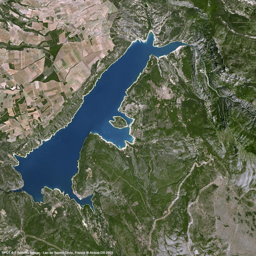 SPOT 6/7 - Lac de Sainte-Croix, France