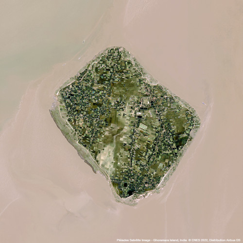 Pléiades - Ghoramara Island, South of Kolkata, India