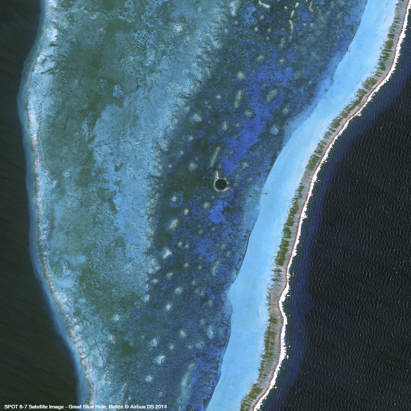 SPOT 6/7 - Great Blue Hole, Belize