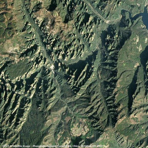 SPOT6 - Zhangjiajie National Forest Park