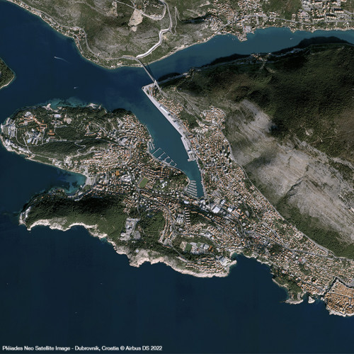 Pléiades Neo - Dubrovnik, Croatia