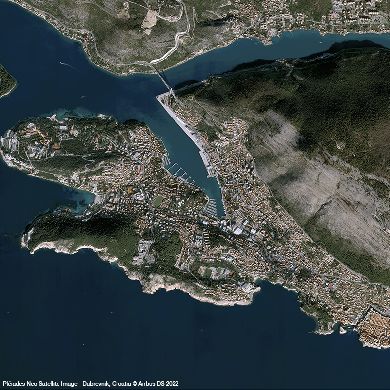Pléiades Neo - Dubrovnik, Croatia