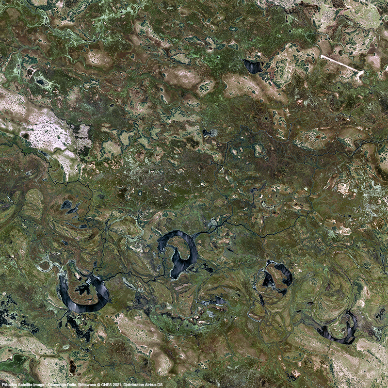 Pléiades - Okavango Delta, Botswana