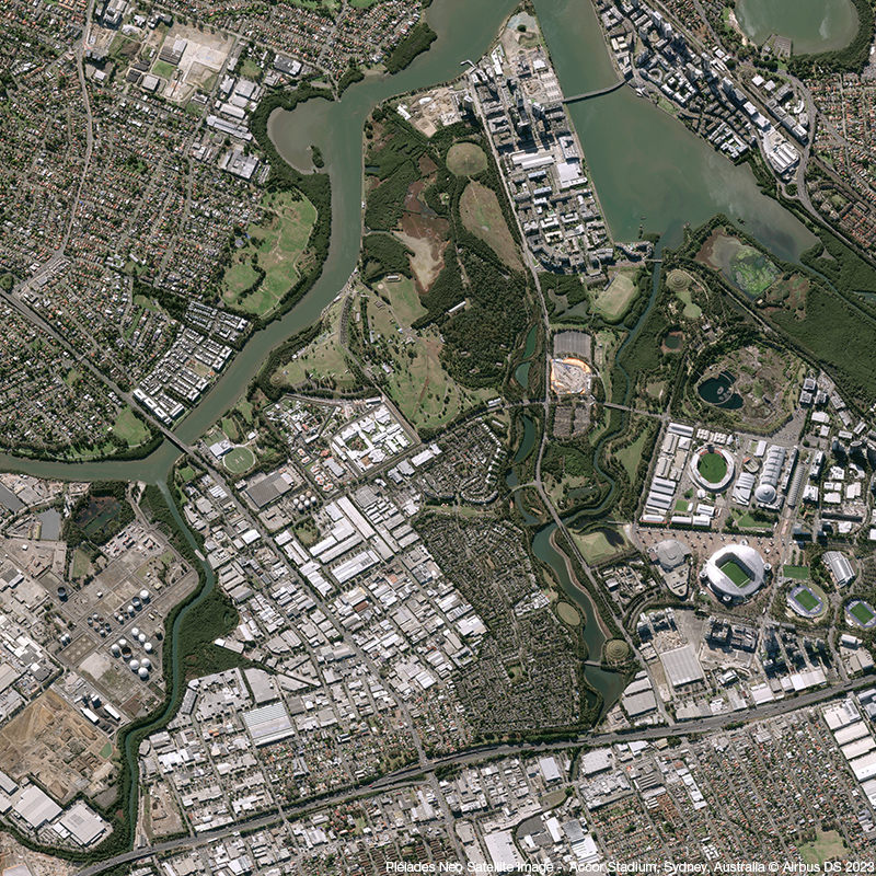 Pléiades Neo - Accor Stadium in Sydney, Australia