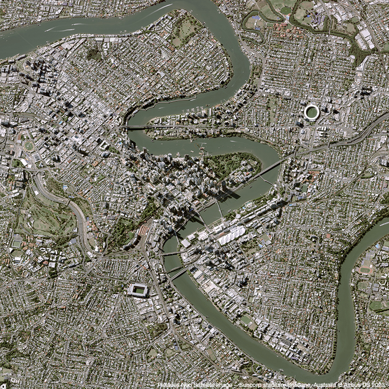 Pléiades Neo - Suncorp stadium in Brisbane, Australia