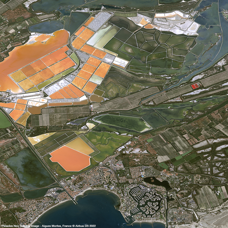 Pléiades Neo - Aigues-Mortes, France