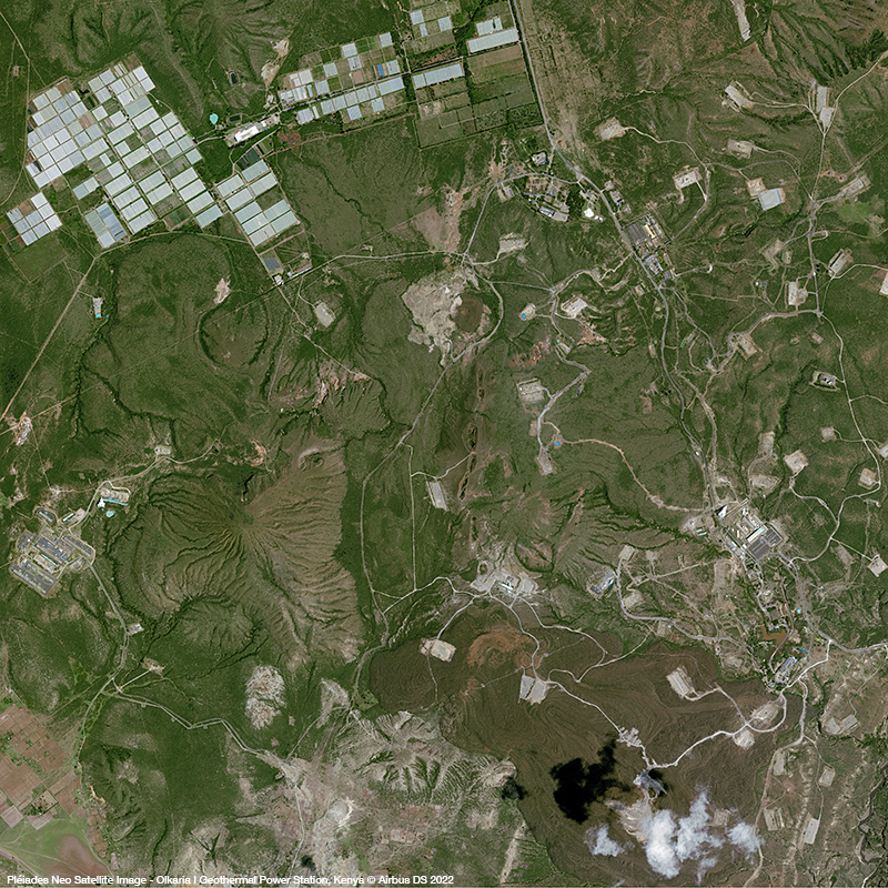 Pléiades Neo - Geothermal Power Stations, Kenya 