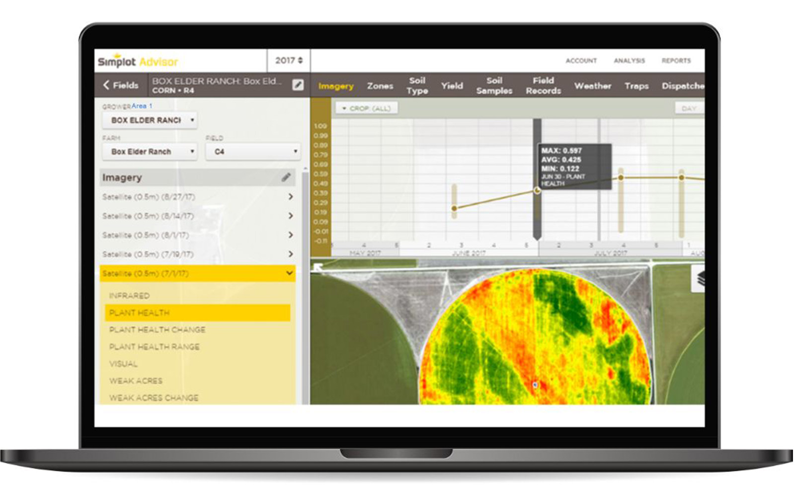 Simplot advisor interface Simplot advisor interface