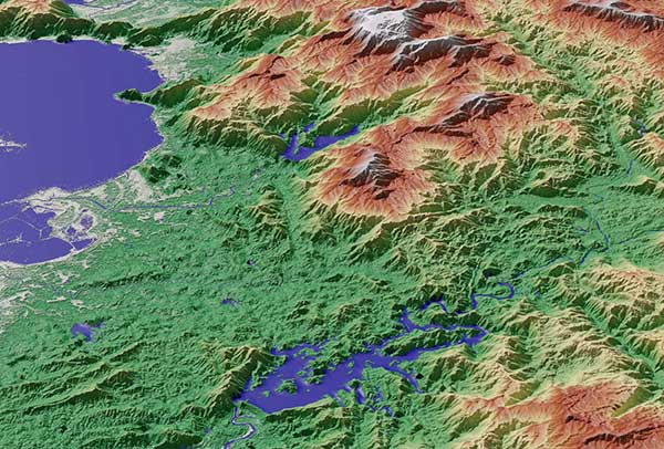 WorldDEM Neo image over Vietnam WorldDEM Neo image over Vietnam