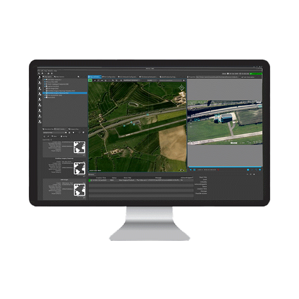 Life drone video display and exploitation