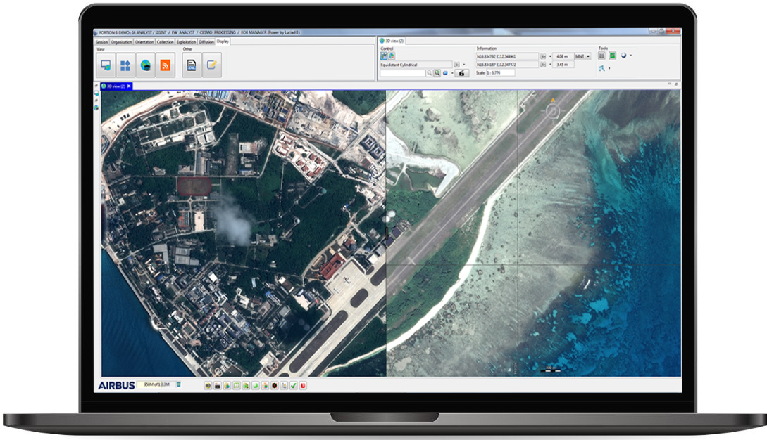 Fortion Image Analyst IMINT change detection split Fortion Image Analyst IMINT change detection split
