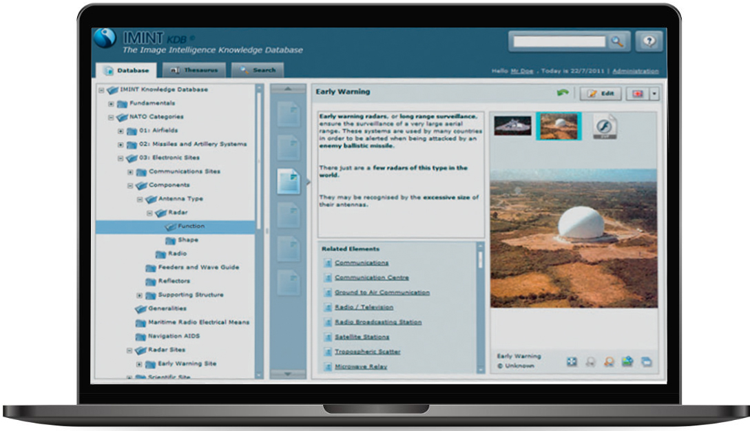 Fortion IMINT KDB user friendly interface Fortion IMINT KDB user friendly interface