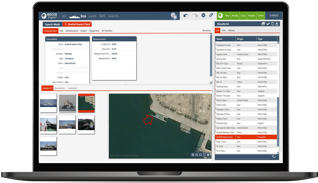Fortion RECCE Engine sea equipment recognition tool Fortion RECCE Engine sea equipment recognition tool