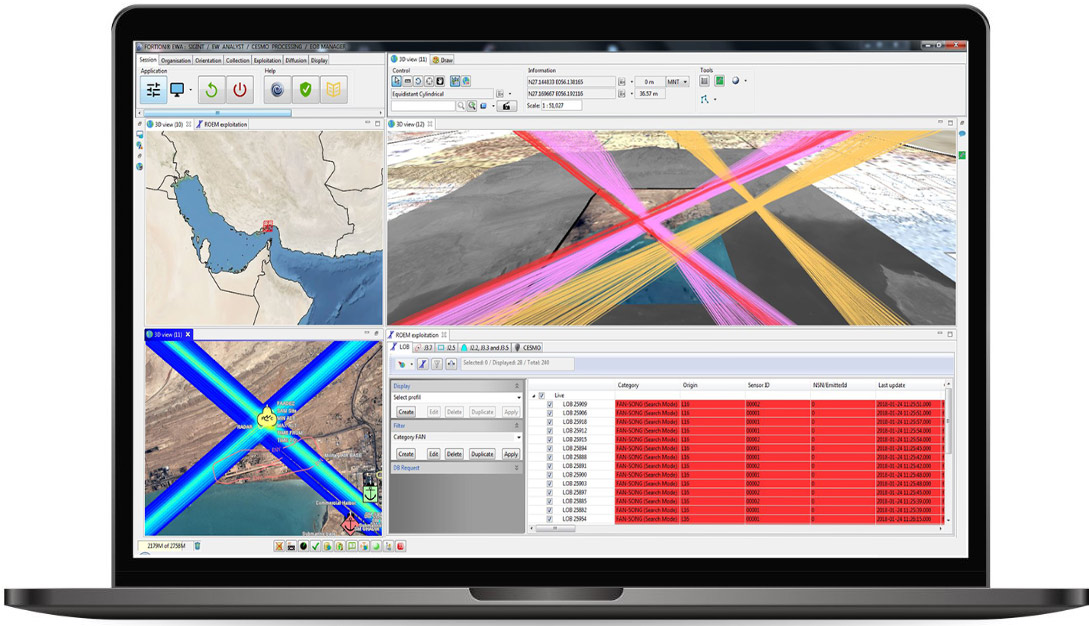 Fortion Electronic Warfare Analyst elint system Fortion Electronic Warfare Analyst elint system