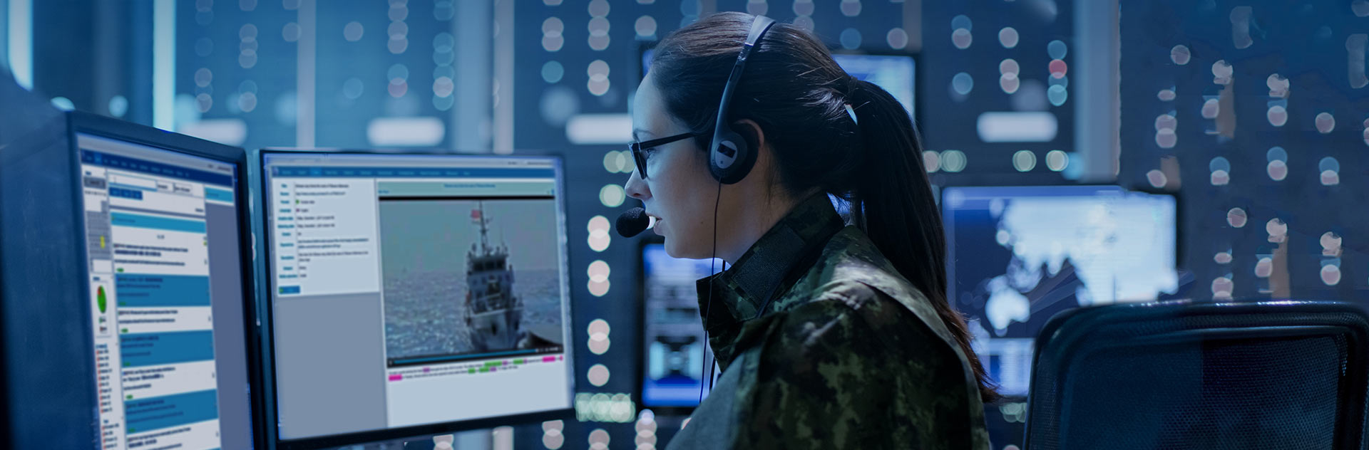 Intelligence centres allowing fusion of multi-source data and geospatial analysis