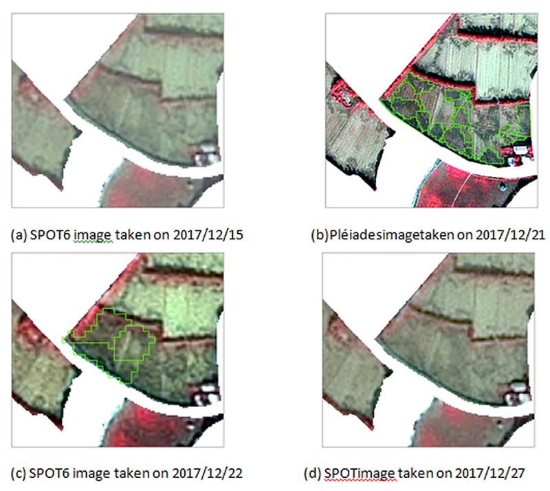Time series Pléiades - SPOT6 Time series Pléiades - SPOT6