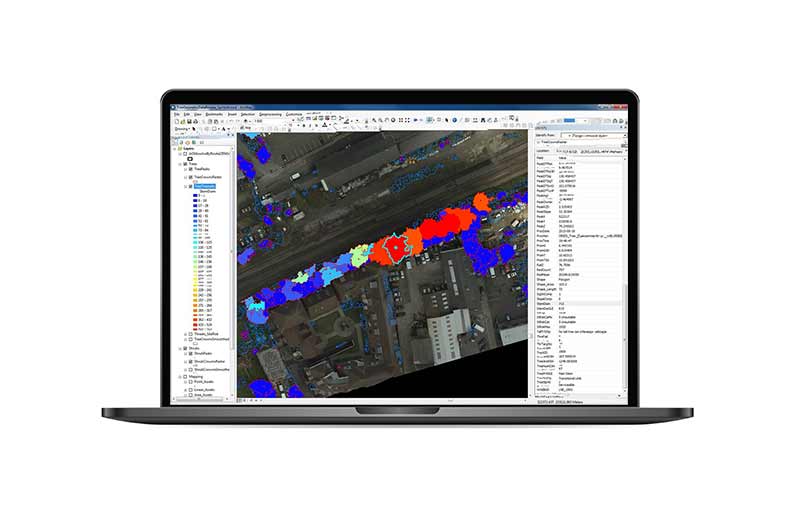 	Assessment of the level of risk and impact a tree might have on the railway network