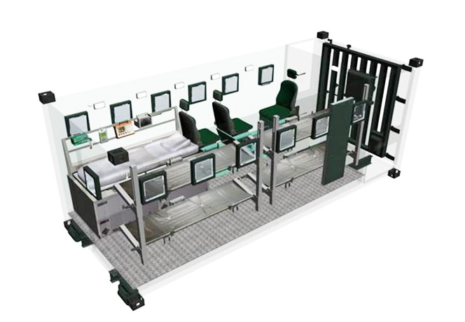 Fortion TransProtec for protected transport of wounded persons in unsafe areas
