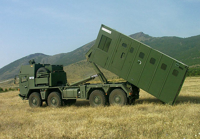 Fortion TransProtec hook-lifting for fast loading and unloading